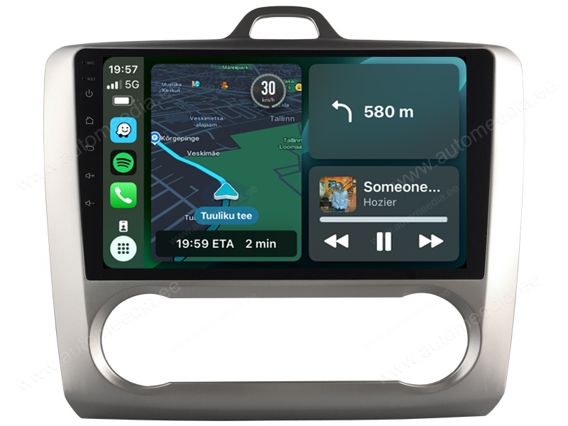 Ford FOCUS (Auto-Aircondition) 2005-2011 Android | auto GPS radio ja multimedia näyttösoitin