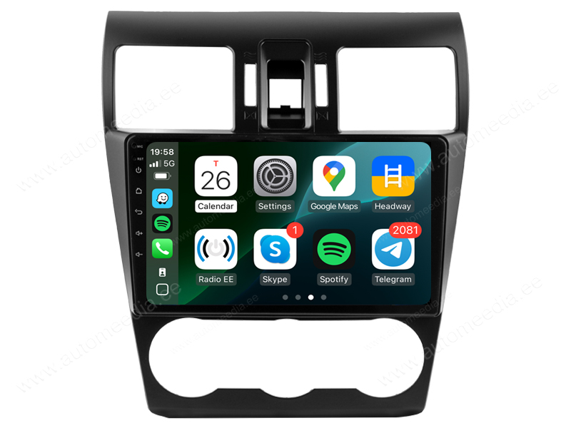 Subaru Forester (2013-2018) Android  | GPS autoraadio ja multimeedia keskus