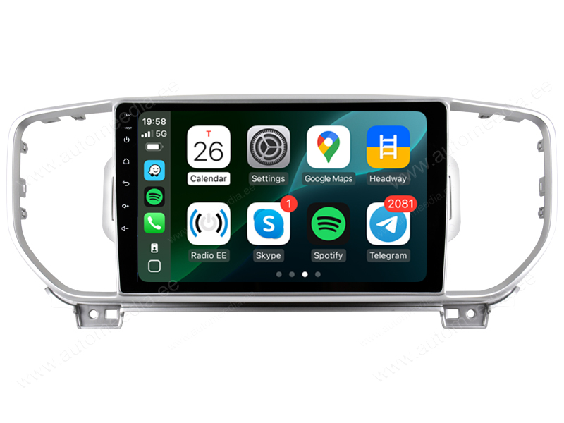 Kia Sportage 4 QL 2016 - 2018 Android  | GPS autoraadio ja multimeedia keskus