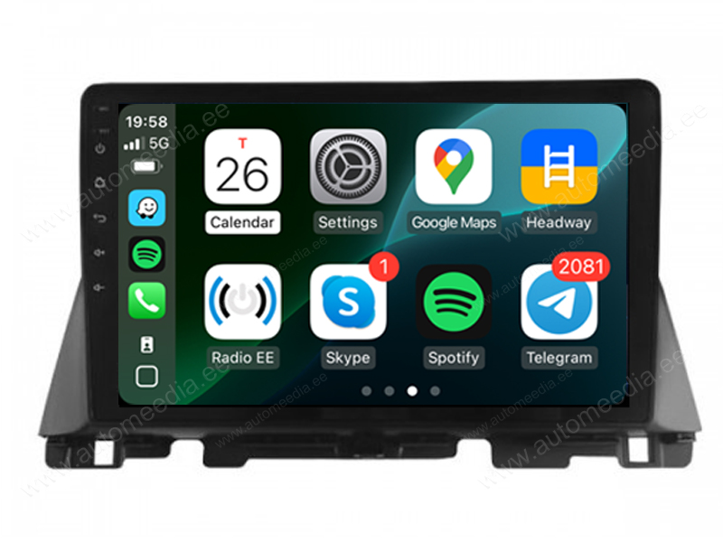 Kia Optima (2015-2020) Android  | GPS autoraadio ja multimeedia keskus