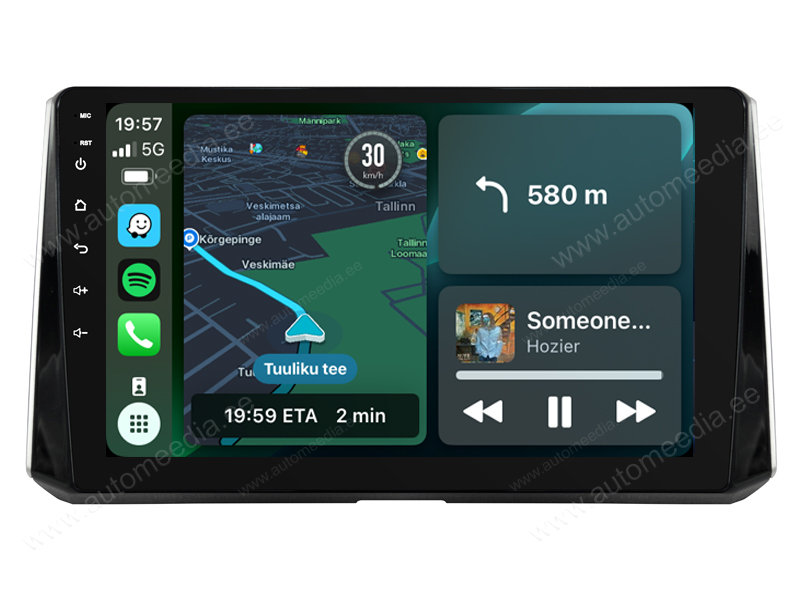 Toyota Corolla 12 2019 - 2021 Android | auto GPS radio ja multimedia näyttösoitin
