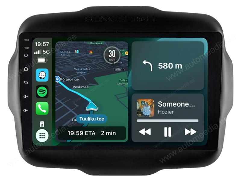 Jeep Renegade (2015-2020) Android  | GPS auto radio un multimediju centrs