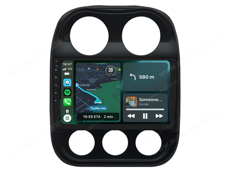 Jeep Compass 1 MK 2009 - 2015 Android  | GPS auto radio un multimediju centrs