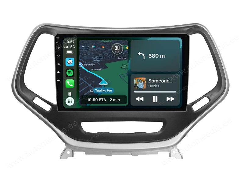 Jeep Cherokee 5 KL 2014 - 2018 Android  | GPS auto radio un multimediju centrs
