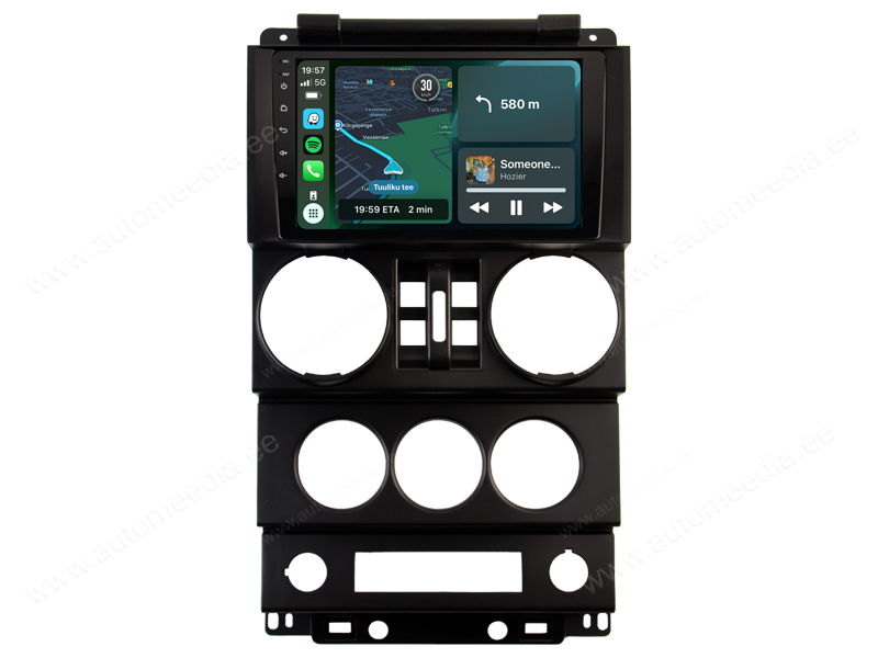 Jeep Wrangler Unlimited 3 JK 2008-2010 Android  | GPS auto radio un multimediju centrs