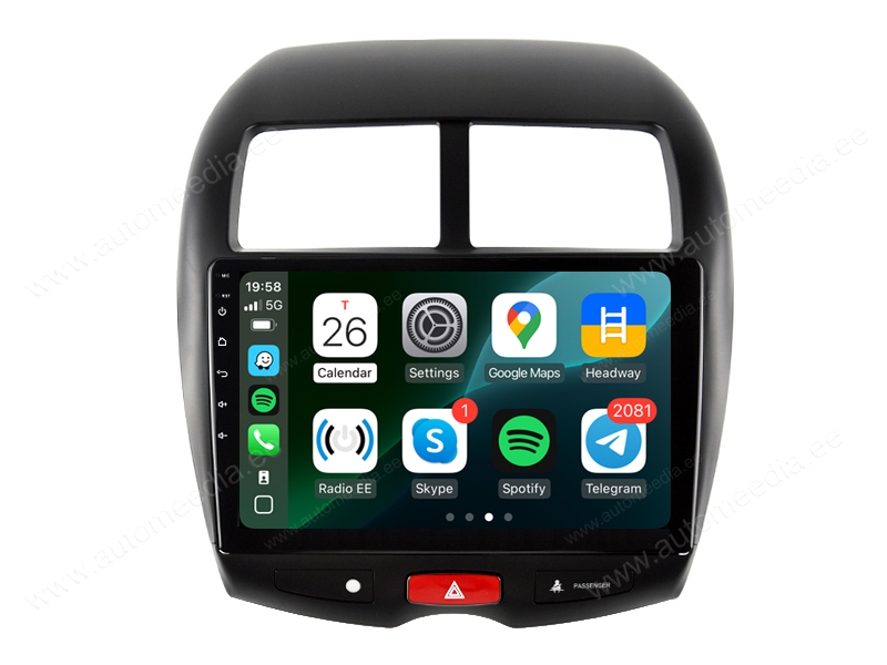 Mitsubishi ASX 1 2010 - 2016 Android  | GPS autoraadio ja multimeedia keskus