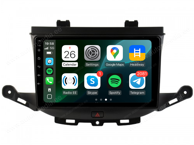 Opel Astra K (2016-2020) Android  | GPS autoraadio ja multimeedia keskus