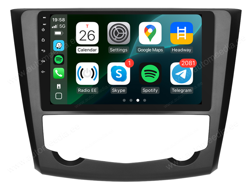 Renault Kadjar 2015- 2017 Android  | GPS autoraadio ja multimeedia keskus
