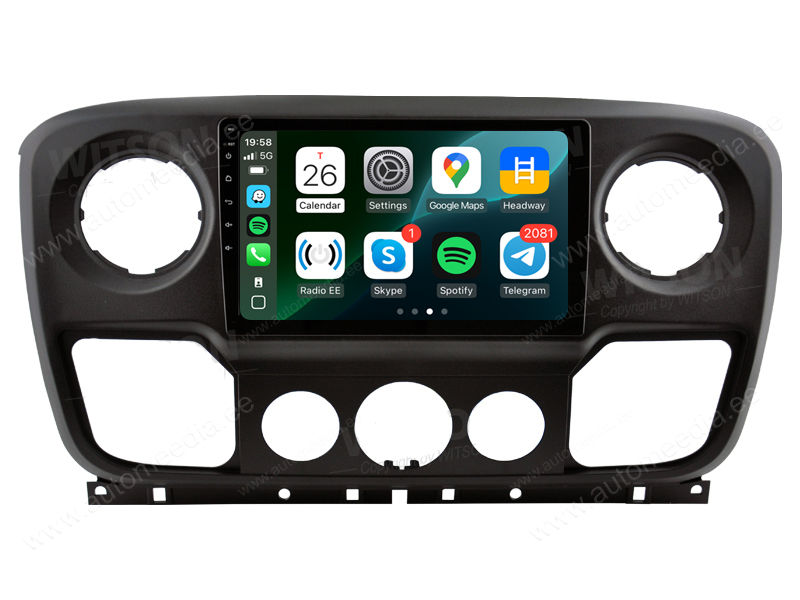 Renault Master | Opel Movano | (2011 - 2019) Android  | GPS autoraadio ja multimeedia keskus