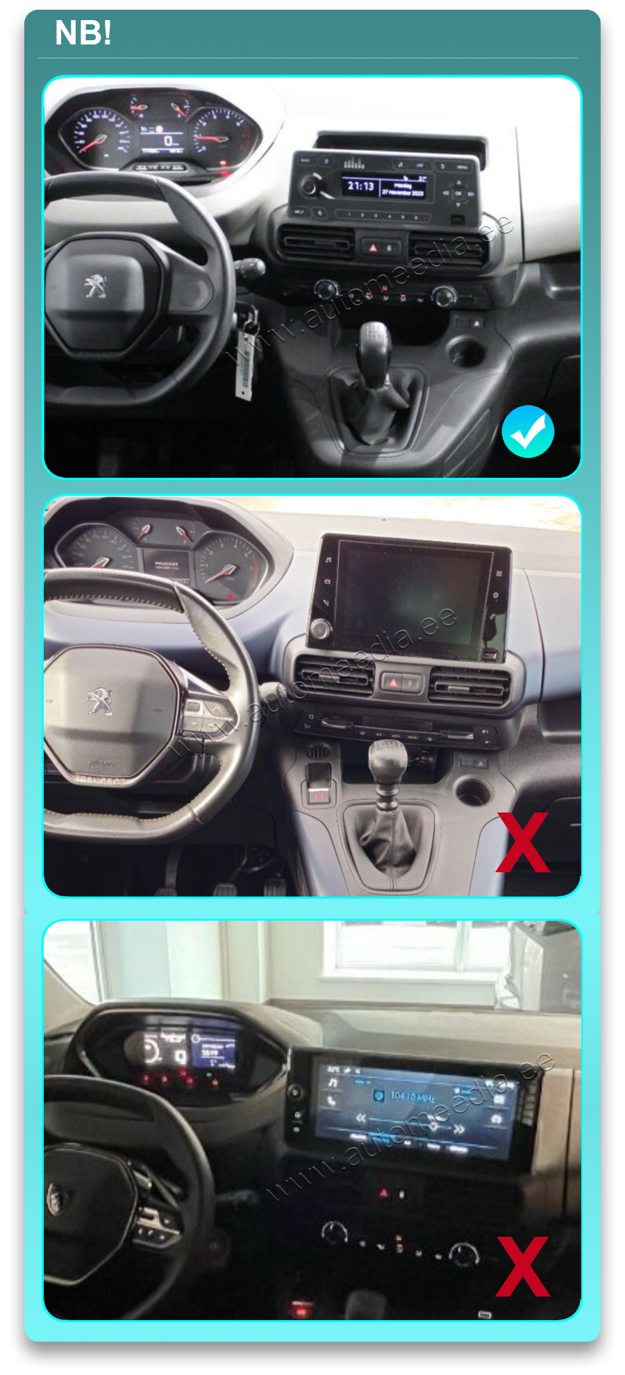 Automedia 9433 Automedia 9433 совместимость мультимедийного радио в зависимости от модели автомобиля