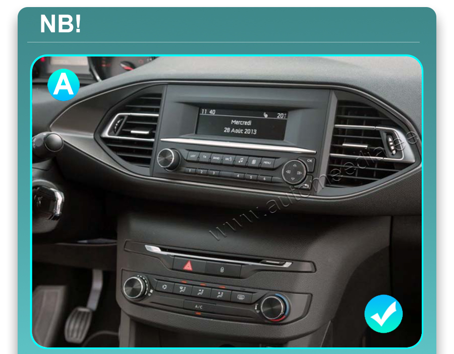 Automedia 9439 Automedia 9439 совместимость мультимедийного радио в зависимости от модели автомобиля