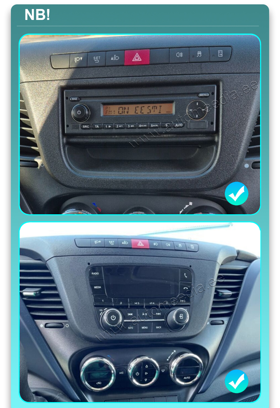 Automedia 9450 Automedia 9450 совместимость мультимедийного радио в зависимости от модели автомобиля