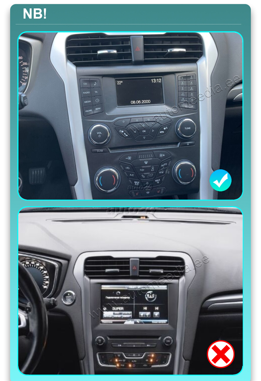 Automedia 9492 Automedia 9492 совместимость мультимедийного радио в зависимости от модели автомобиля