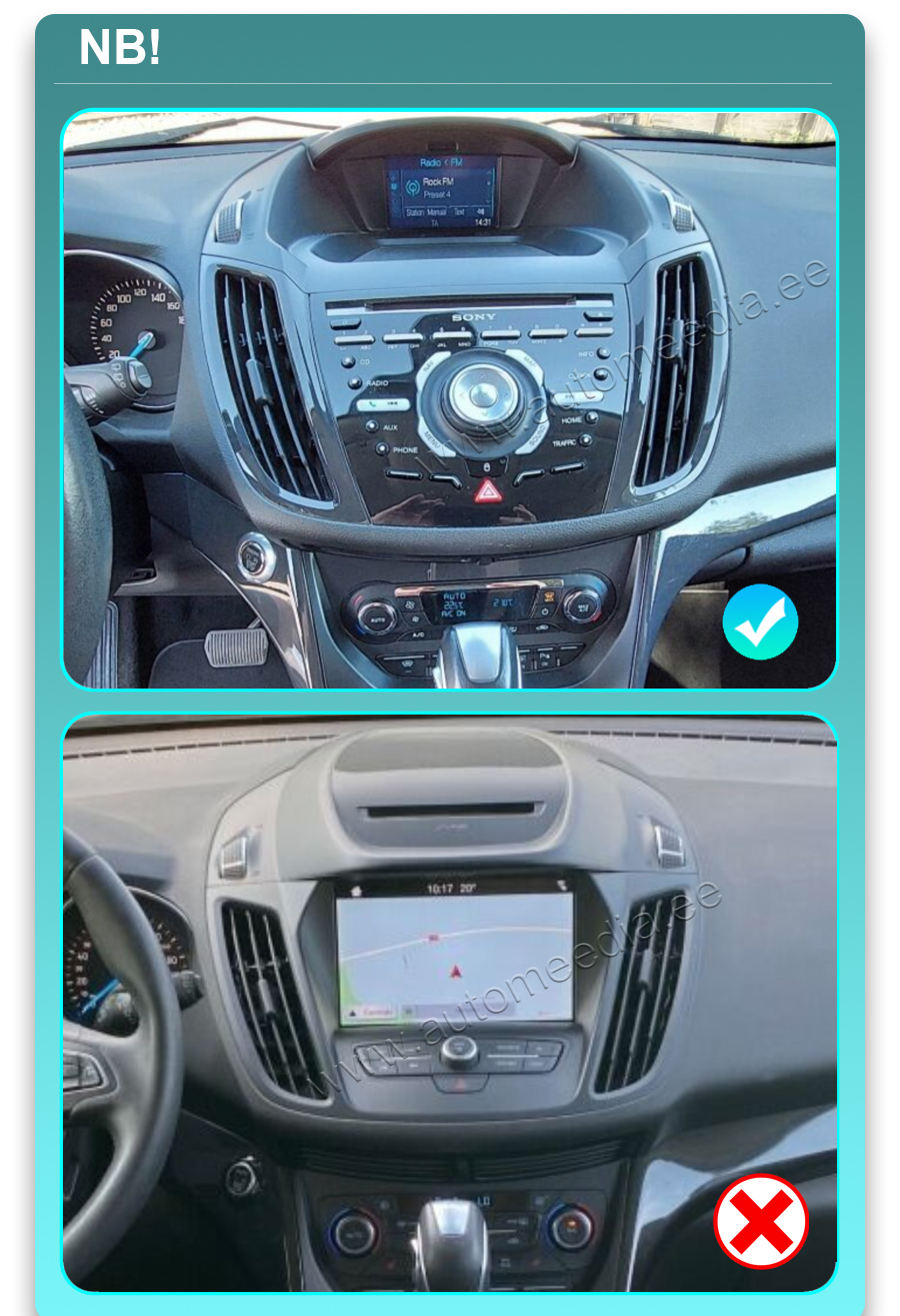 Automedia 9498 Automedia 9498 совместимость мультимедийного радио в зависимости от модели автомобиля