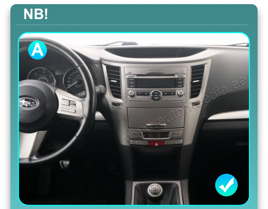Automedia 9503 Automedia 9503  pielāgota multivides radio piemērotība automašīnai