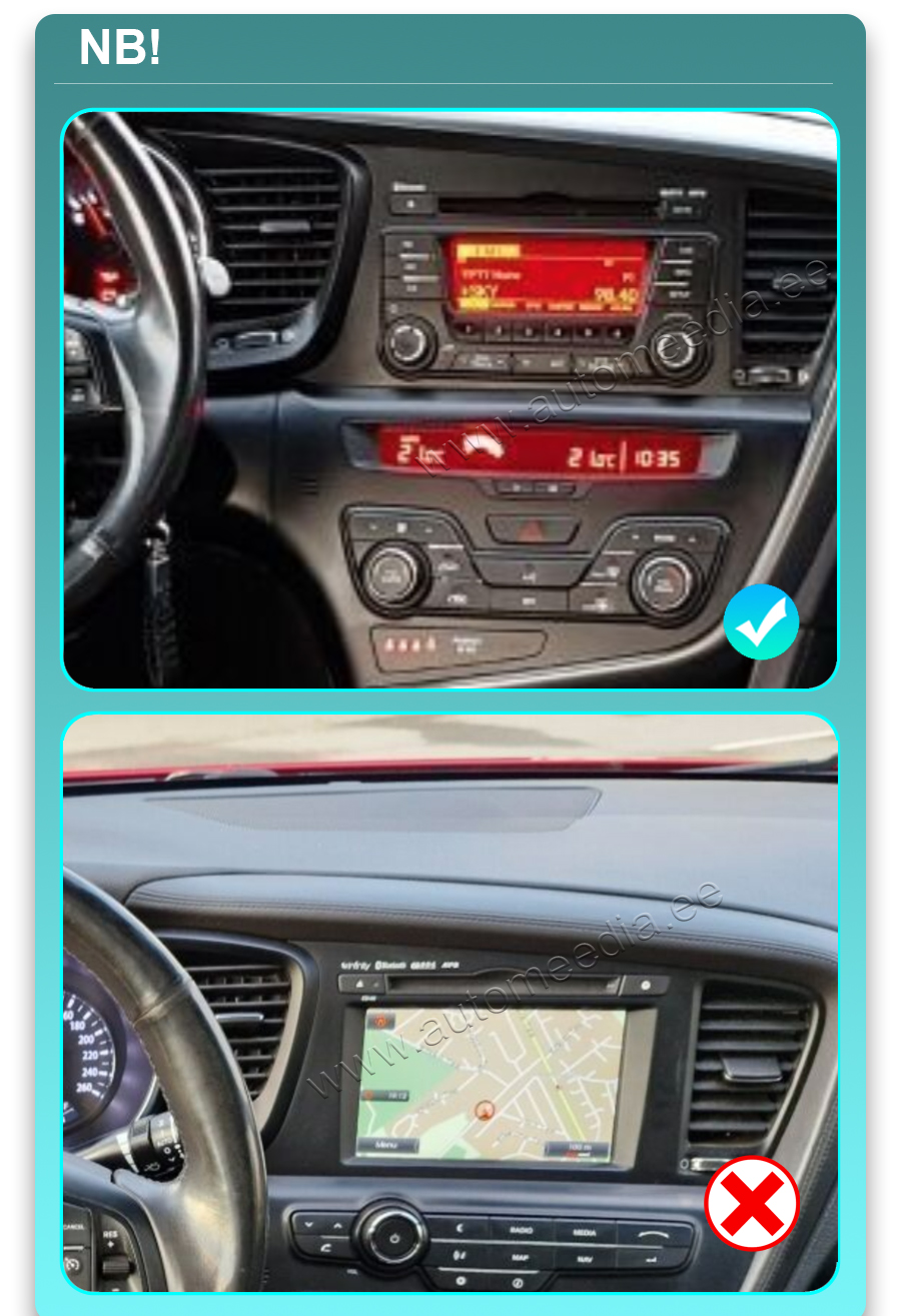 Automedia 9525 Automedia 9525 совместимость мультимедийного радио в зависимости от модели автомобиля