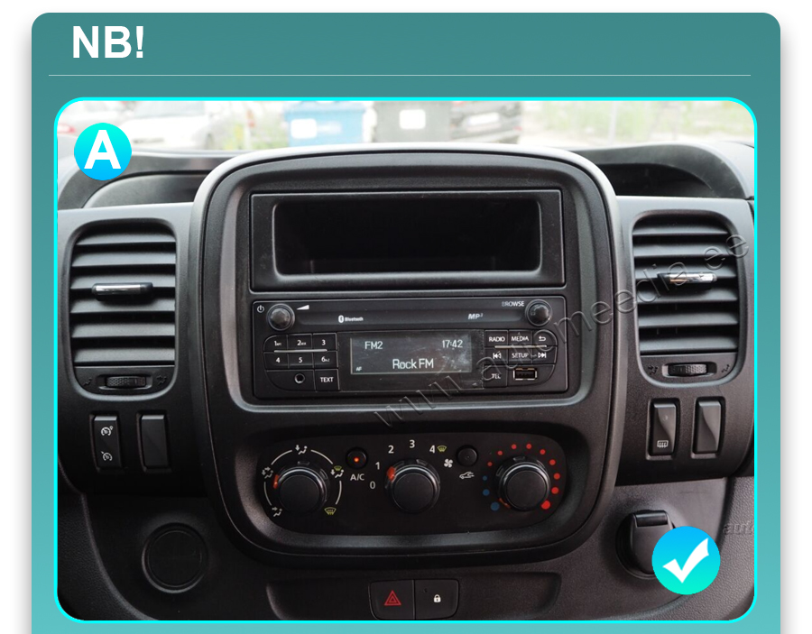 Automedia 9997 Automedia 9997 custom fit multimedia radio suitability for the car