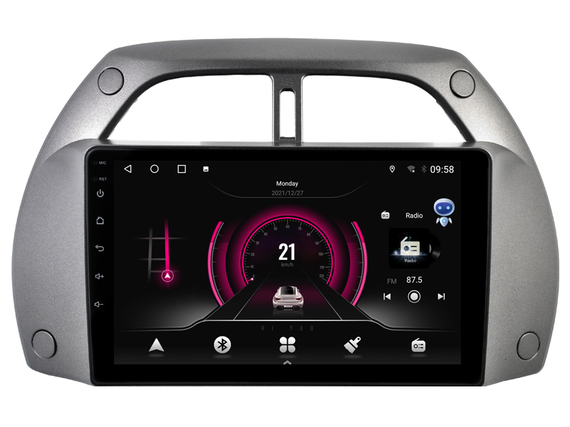 Toyota RAV4 2 CA20 CA20W XA20 2001 - 2006 | Android 12 auto GPS multimedia näyttösoitin | 9" tuuman kosketusnäyttö | Automedia WTS-9123