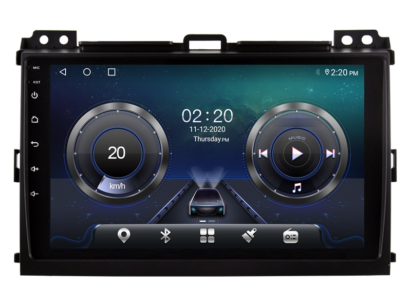 Toyota Land Cruiser 120 2004 - 2009 with JBL Android 12 auto GPS raadio un multimēdiju centrs | 9" collu ekrāns | WTS-9129B