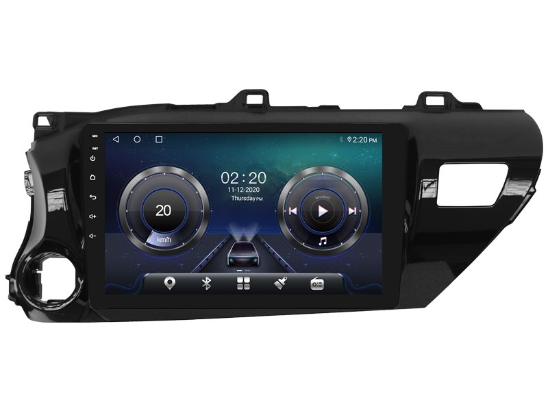 Toyota Hilux Pick Up AN120 2015 - 2020 | Android 12 auto GPS multimedia näyttösoitin | 10.1" tuuman kosketusnäyttö | Automedia WTS-9141L