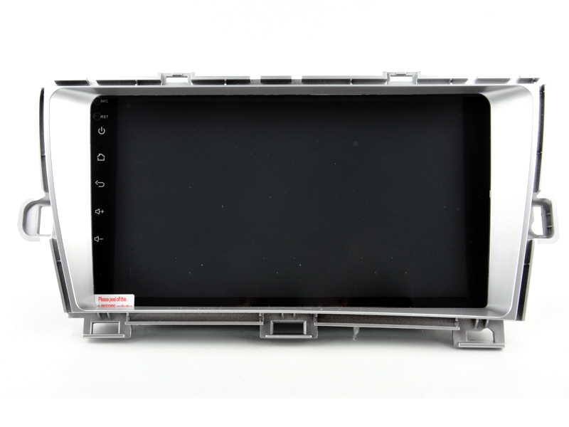 Toyota Prius XW30 2009 - 2015 SILVER frame (With no OEM screen)Mudelipõhine Android 12 auto GPS multimeediakeskus | 9" tollise ekraaniga | Automedia WTS-9144SLA
