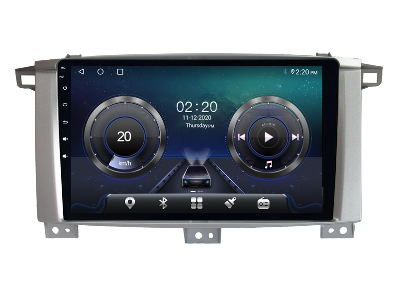 Toyota Land Cruiser LC 100 2002 - 2007 (Manual Air Conditioner) Android 12 auto GPS raadio un multimēdiju centrs | 9" collu ekrāns | WTS-9151A