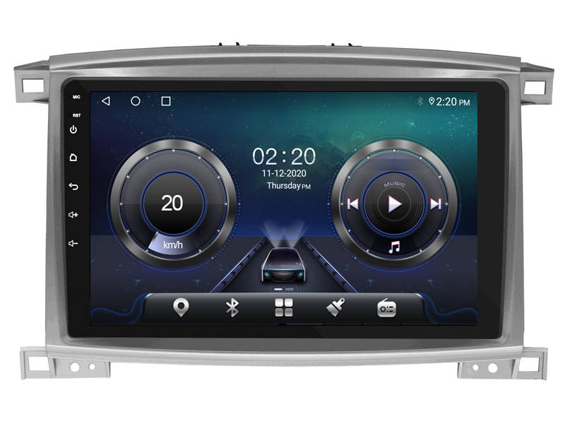 Toyota Land Cruiser LC 100 2002 - 2007 (Auto Air Conditioner) Android 12 auto GPS raadio un multimēdiju centrs | 10.1" collu ekrāns | WTS-9151B