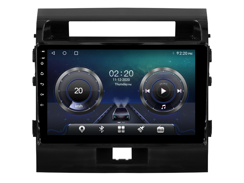 Toyota Land Cruiser 11 200 2007 - 2015 | Android 12 auto GPS multimedia näyttösoitin | 10.1" tuuman kosketusnäyttö | Automedia WTS-9164