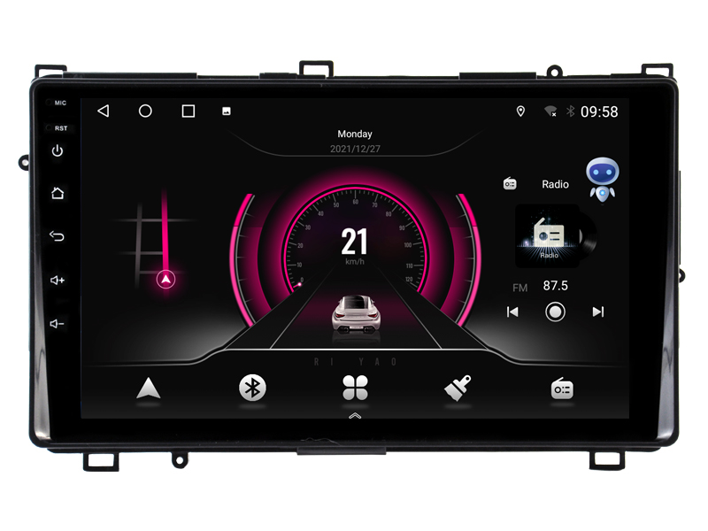 Toyota Corolla 11 2017 2018 | Android 12 Автомобильная магнитола с GPS навигацией | 9" дюймов экран | Automedia WTS-9175B