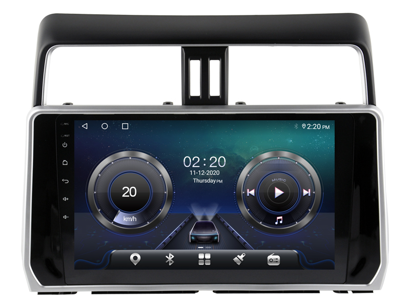 Toyota Land Cruiser 150 2017 - 2018 Mudelipõhine Android 12 auto GPS multimeediakeskus | 10.1