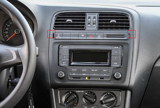 Volkswagen Polo (2014-2017)  Automedia WTS-9213 Automedia WTS-9213 совместимость мультимедийного радио в зависимости от модели автомобиля