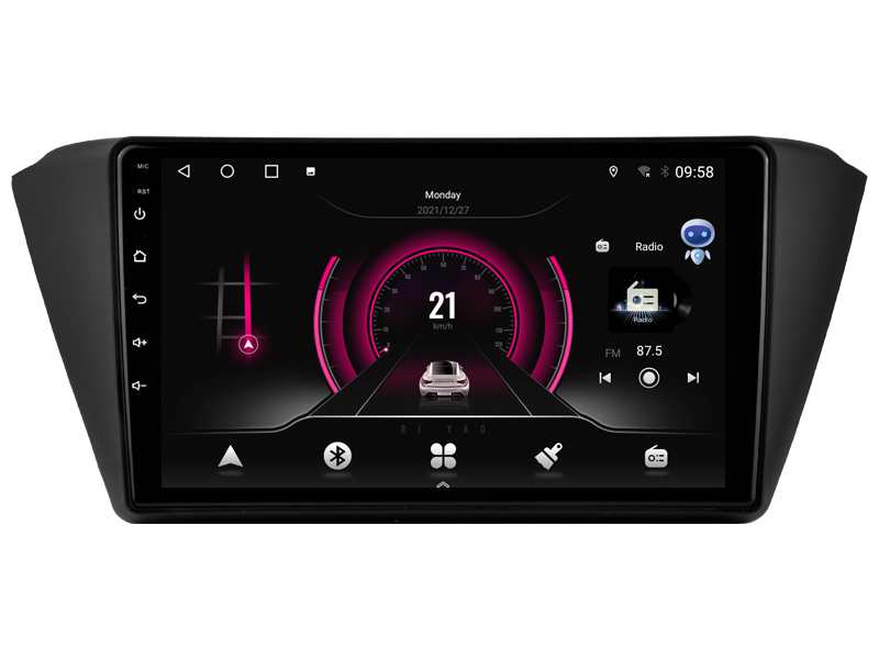 Skoda Fabia 2015-2019 Mudelipõhine Android 12 auto GPS multimeediakeskus | 9" tollise ekraaniga | Automedia WTS-9214