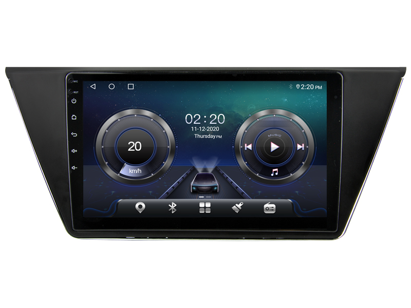 VW Touran 2016 Mudelipõhine Android 12 auto GPS multimeediakeskus | 10.1