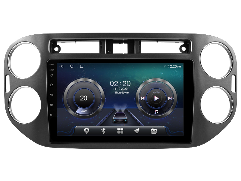 VW Tiguan 2012 - 2016 Sliver | Android 12 Car Multimedia Player | 9" inch Touchscreen | Automedia WTS-9227BS