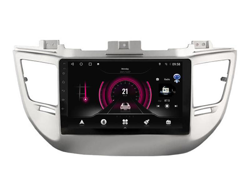 Hyundai Tucson (2015-2020) Mudelipõhine Android 12 auto GPS multimeediakeskus | 9