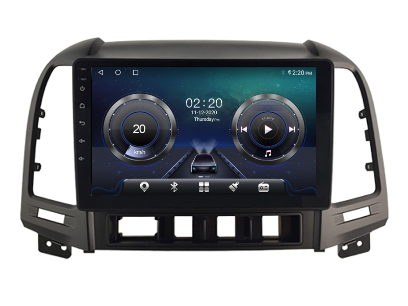 Hyundai Santa Fe 2 2006 - 2012 Mudelipõhine Android 12 auto GPS multimeediakeskus | 9