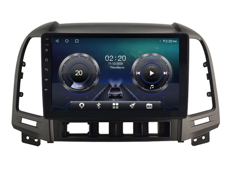 Hyundai Santa Fe 2 2006 - 2012 Mudelipõhine Android 12 auto GPS multimeediakeskus | 9" tollise ekraaniga | Automedia WTS-9289