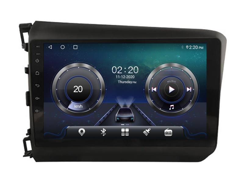 Honda Civic 2012 2013 2014 2015 | Android 12 Car Multimedia Player | 9" inch Touchscreen | Automedia WTS-9305