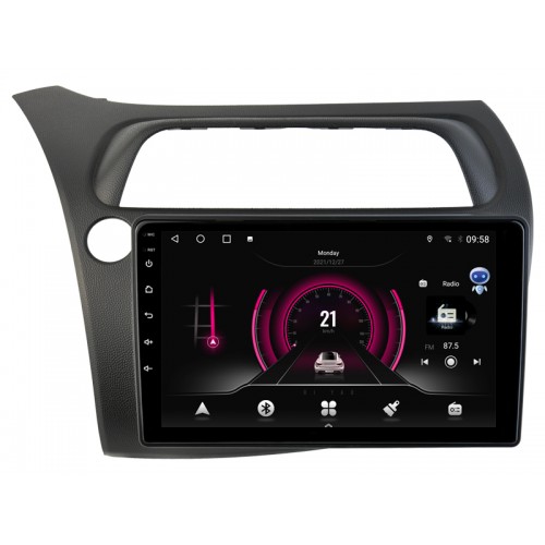 Honda Civic 5D Hatchback (2006-2011) Mudelipõhine Android 12 auto GPS multimeediakeskus | 9" tollise ekraaniga | Automedia WTS-9348