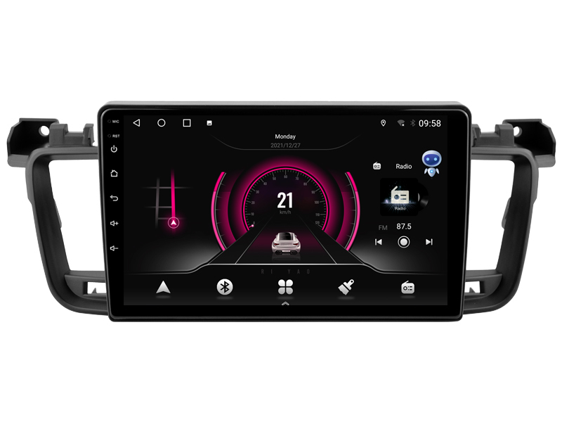 Peugeot 508 (2017 - 2018) Mudelipõhine Android 12 auto GPS multimeediakeskus | 9" tollise ekraaniga | Automedia WTS-9432B