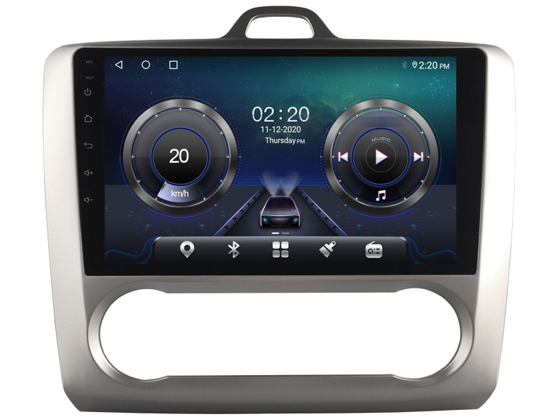 2005-2011 FOCUS (Auto-Aircondition)   | Android 12 Автомобильная магнитола с GPS навигацией | 9" дюймов экран | Automedia WTS-9489