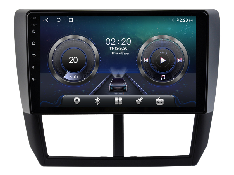 Subaru Forester (2007 - 2012) | Subaru Impreza (2007 - 2011) Android 12 auto GPS raadio un multimēdiju centrs | 9" collu ekrāns | WTS-9502