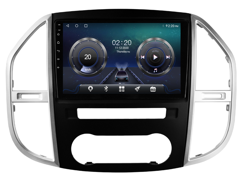 Mercedes Benz Vito 3 W447 2014 - 2020 | Android 12 auto GPS multimedia näyttösoitin | 10.1" tuuman kosketusnäyttö | Automedia WTS-9818