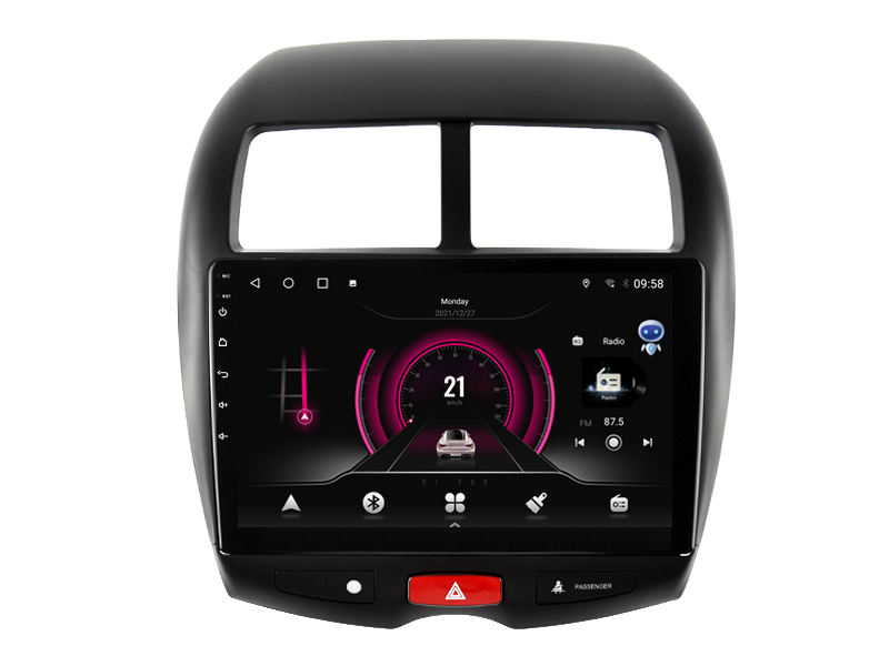 Mitsubishi ASX 1 2010 - 2016 | Android 12 auto GPS multimedia näyttösoitin | 10.1" tuuman kosketusnäyttö | Automedia WTS-9843