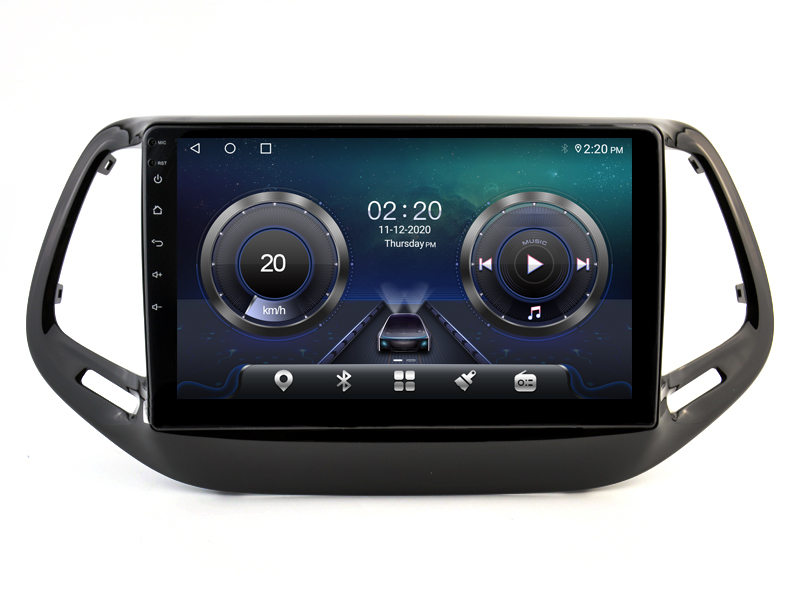 Jeep Compass 2 MP 2016 - 2018 Mudelipõhine Android 12 auto GPS multimeediakeskus | 10.1" tollise ekraaniga | Automedia WTS-9880