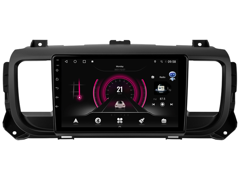 Toyota ProAce / Citroen Jumpy III / SpaceTourer I / Peugeot Expert III 2016 - 2021 Mudelipõhine Android 12 auto GPS multimeediakeskus | 9