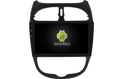 PEUGEOT 206 (Deckless)  Automedia RVT5377 merkkikohtainen Android GPS multimedia näyttösoitin