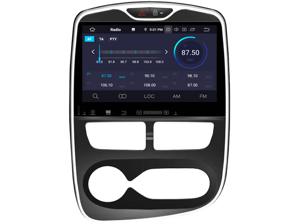 RENAULT CLIO (2012-2015)  Automedia RVT5387 Mudelikohane android multimeediakeskus gps naviraadio