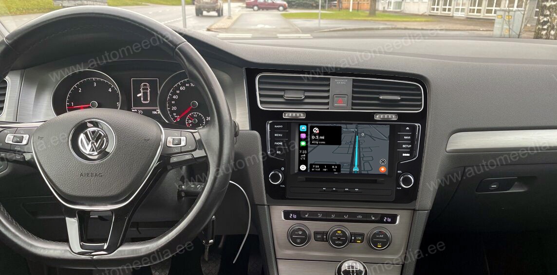 Volkswagen Golf 7 (2013-2019)  Automedia RVT5521 merkkikohtainen Android GPS multimedia näyttösoitin