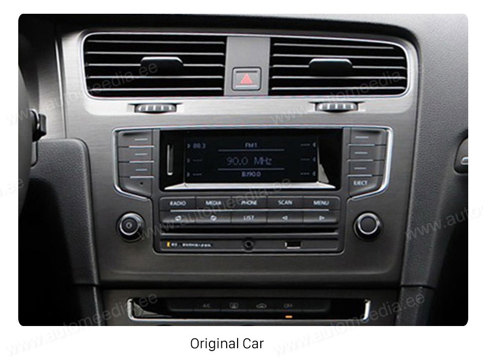 Volkswagen Golf 7 (2013-2019)  Automedia RVT5521 Automedia RVT5521 raadio sobivus autole